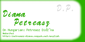 diana petreasz business card